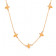 Zoul Gold Semi Long Necklace NEZLDZRUCTY002
