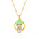 Starlet 22 KT Gold Studded Necklace For Kids NKKDDZSG006