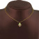 Starlet 22 KT Gold Studded Necklace For Kids NKKDDZSG006
