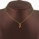 Starlet 22 KT Gold Studded Necklace For Kids NKKDDZSG007