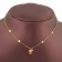 Starlet 22 KT Gold Studded Necklace For Kids NKKDDZSG008