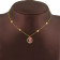 Starlet 22 KT Gold Studded Necklace For Kids NKKDDZSG009
