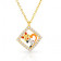 Starlet 22 KT Gold Studded Necklace For Kids NKKDDZSG010
