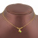 Starlet 22 KT Gold Studded Necklace For Kids NKKDNOSG002