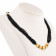 Malabar 22 KT Gold Studded Semi Long Necklace NKPJTH010