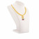 Malabar 22 KT Gold Studded  Necklace NNKTH016