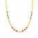 Malabar 22 KT Gold Studded Semi Long Necklace NNKTH041