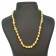 Malabar 22 KT Gold Studded Semi Long Necklace NNKTH052