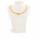 Malabar 22 KT Gold Studded  Necklace NNKTH071