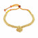 Malabar 22 KT Gold Studded  Necklace NNKTH072