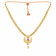 Malabar 22 KT Gold Studded  Necklace NNKTH075