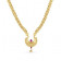 Malabar 22 KT Gold Studded  Necklace NNKTH076