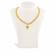 Malabar 22 KT Gold Studded  Necklace NNKTH077