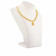 Malabar 22 KT Gold Studded  Necklace NNKTH077