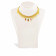 Malabar 22 KT Gold Studded  Necklace NNKTH083