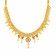 Malabar 22 KT Gold Studded  Necklace NNKTH088