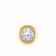 Mine Diamond Studded Screw Gold Nosepin NP51063
