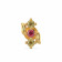 Malabar Gold 3 Stone Nosepin