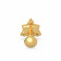 Malabar Gold Tri Colour Stone Nosepin
