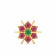 Malabar Gold Screw Nosepin NPFJDZ0019
