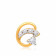Malabar Gold Screw Nosepin NPFJDZ0031