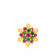 Malabar Gold Screw Nosepin NPFJDZ0041