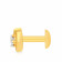 Malabar Gold Screw Nosepin NPFJDZ0062