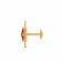 Malabar Gold Screw Nosepin NPFJDZ0126