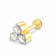 Mine Diamond Gold Nosepin NPGEN10317