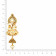 Ethnix 22 KT Gold Studded Semi Long Necklace Set NSAHDAAAAAFNNF