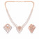 Mine Diamond Studded Close to Neck Gold Necklace Set NSMBNK20438