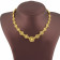 Malabar 22 KT Gold Studded Semi Long Necklace Set NSMHAAAAAGJVMR