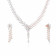 Mine Diamond Necklace Set NSNKCTT10015