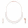 Mine Diamond Necklace Set NSNKDIA10327
