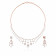 Mine Diamond Necklace Set NSNKDIA11428