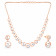 Mine Diamond Studded Close to Neck Gold Necklace Set NSUINK12238