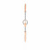 Mine Diamond Studded Oval Gold Bangle OBTND10034