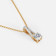 Mine Solitaire Yellow Gold Pendant Mount P151411Y