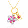 Mine Diamond Studded Casual Gold Pendant P651450