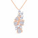 Mine Diamond Studded Casual Gold Pendant PDALR10217