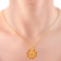 Divine Gold Casual Pendant PDCHT10662
