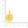 Malabar 22 KT Gold Studded Casual Pendant PDCOVM0012