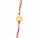 Malabar Gold Circle Motif H Alphabet Two-in-One Rakhi and Pendant