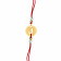 Malabar Gold Circle Motif J Alphabet Two-in-One Rakhi and Pendant