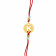 Malabar Gold Circle Motif K Alphabet Two-in-One Rakhi and Pendant