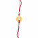 Malabar Gold Circle Motif T Alphabet Two-in-One Rakhi and Pendant