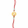 Malabar Gold Circle Motif Z Alphabet Two-in-One Rakhi and Pendant
