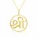 Malabar 14Kt Yellow Gold Two-in-One Rakhi and Pendant