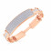 Malabar 18 KT Rose Gold Studded Loose Bracelet PDGBR0002DZ