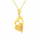 Malabar Gold Heart on Heart Pendant
